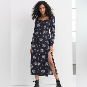 Anthropologie Maeve Hedy ruffled midi dress